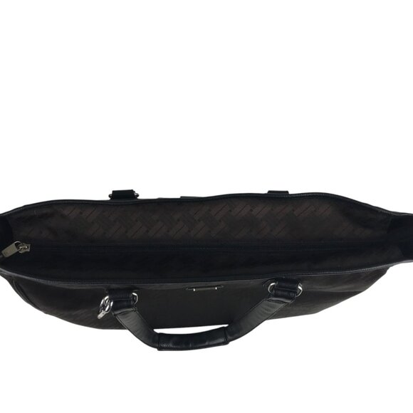 Nine‎ West Tote Travel Computer Shoulder Bag Designer Case Womens Brown/Black - Picture 5 of 15